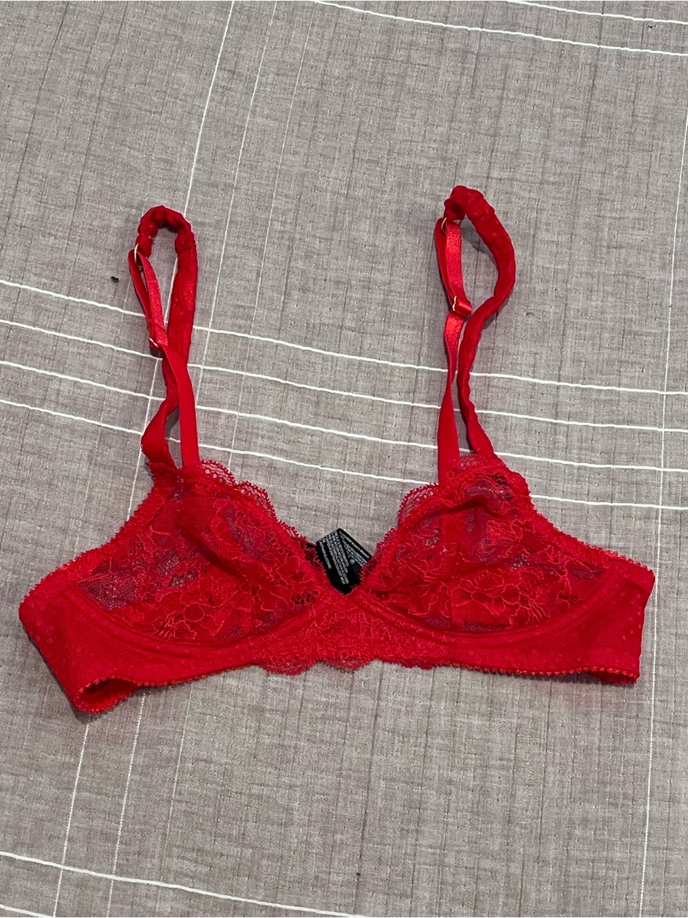 Urban Outfitters Red Lace Bralette